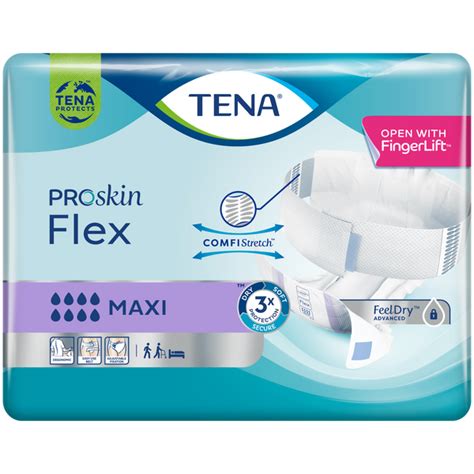 Tena Proskin Flex Maxi Belted Incontinence Brief, Heavy ...